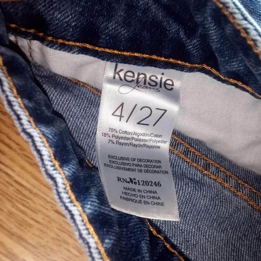 GUC kensie jeans size 4/27 denim mini skirt - Picture 4 of 6
